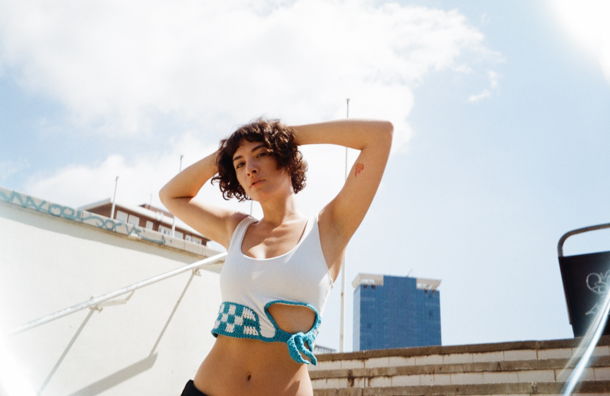 crochet swimwear top