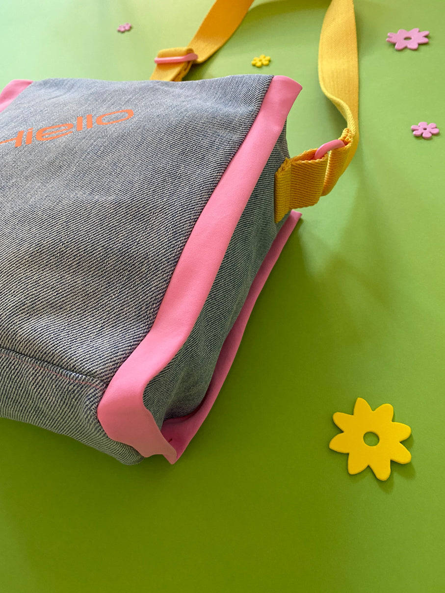 upcycled crossbody bag